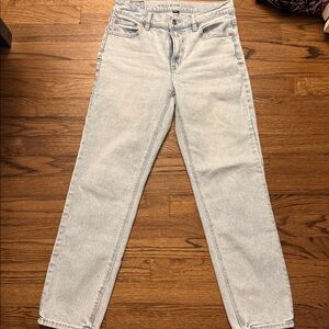 American Eagle super high rise straight leg